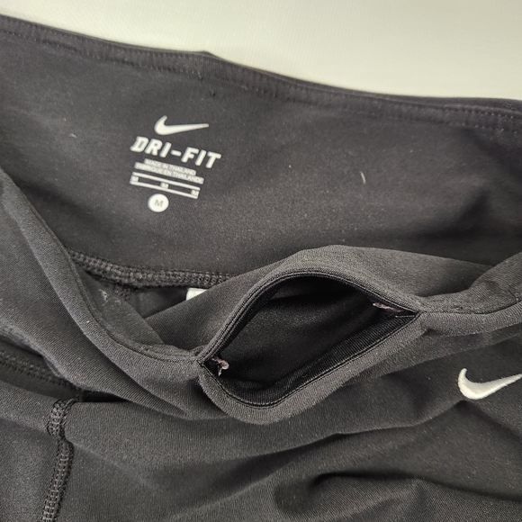 Nike Black Flared Yoga Pants Dri-FIT Athletic Wear - Picture 3 of 10